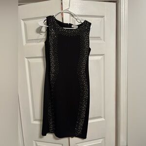 Calvin Klein black dress with sparkled sides